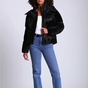 NWT 7 for All Mankind Mixed Media Puffer